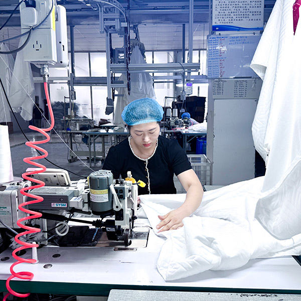 Sewing line operator